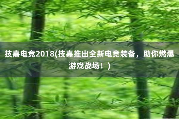 技嘉电竞2018(技嘉推出全新电竞装备，助你燃爆游戏战场！)