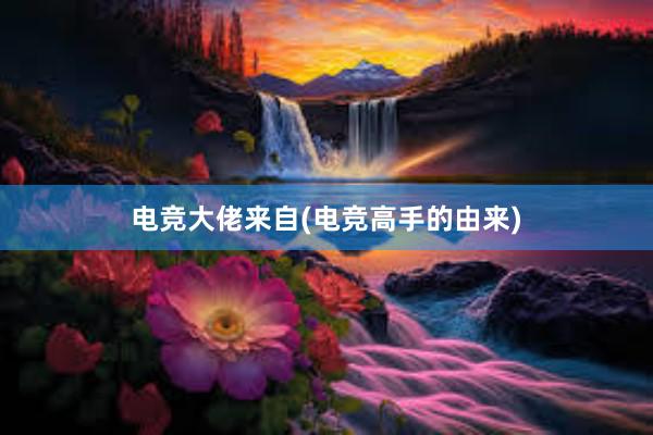 电竞大佬来自(电竞高手的由来)