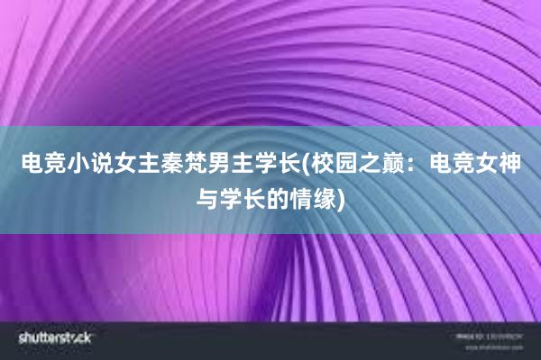 电竞小说女主秦梵男主学长(校园之巅：电竞女神与学长的情缘)