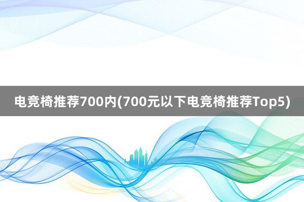 电竞椅推荐700内(700元以下电竞椅推荐Top5)