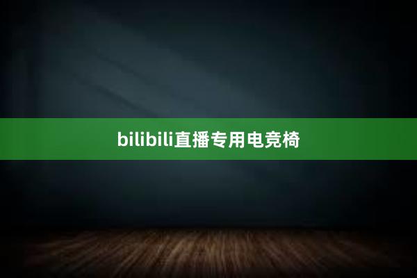 bilibili直播专用电竞椅