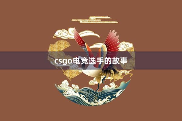 csgo电竞选手的故事