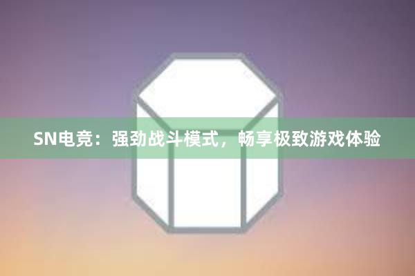 SN电竞：强劲战斗模式，畅享极致游戏体验