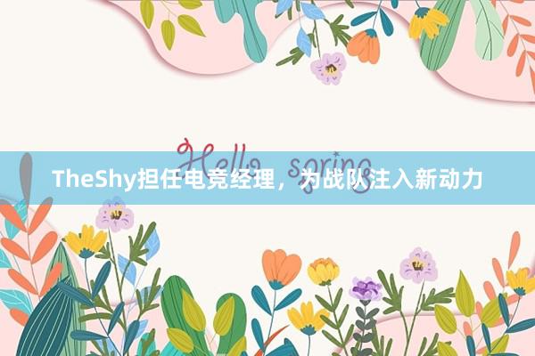 TheShy担任电竞经理，为战队注入新动力